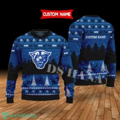 Georgia State Panthers Custom Name Merry Xmas Sweater For Georgia State Panthers Fans Sweater Product Photo 1