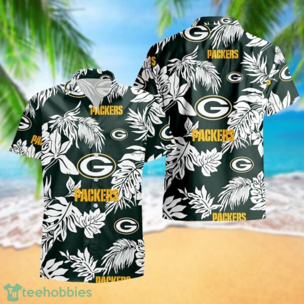 Green Bay Packers Tropical Pattern Combo Hawaii Shirt and Shorts For Fans Product Photo 3