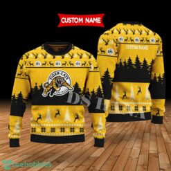 Hamilton Tiger-Cats Custom Name Merry Xmas Sweater For Soccer Sport Team's Fans Sweater Product Photo 1