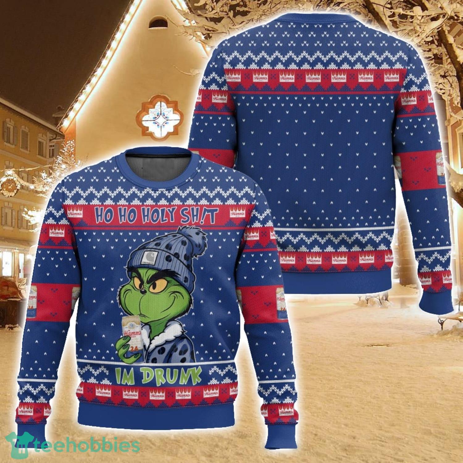 Hamms Ugly Christmas Sweater For Men And Women Christmas Holiday Gift Family Gift image Hamms Ugly Christmas Sweater For Men And Women Christmas Holiday Gift Family Gift Product Photo 1