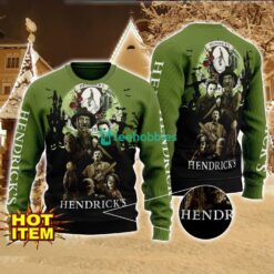 Hendrick's Gin Horror Halloween Night All Over Print Sweater Halloween Sweater Gift Ideas Product Photo 1