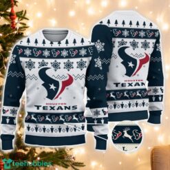 Houston Texans Logo Ugly Christmas Sweater 3D Printed Unisex Sweater For Men And Women Product Photo 1