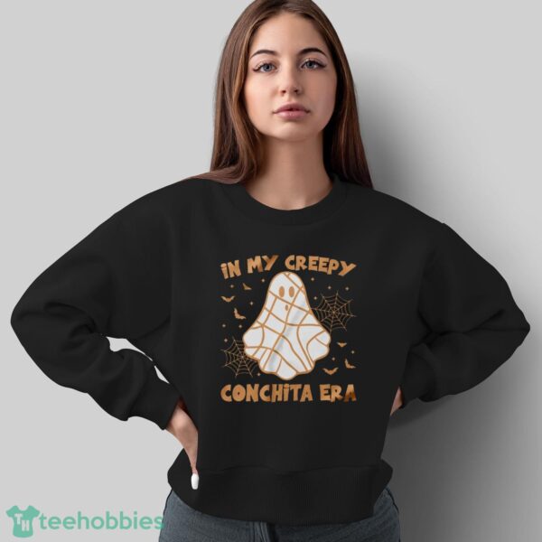 In My Creepy Conchita Era Shirt, Pan Dulce Lover Shirt, Cute Ghost Concha - Sweatshirt