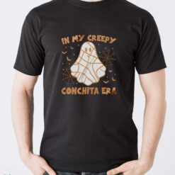 In My Creepy Conchita Era Shirt, Pan Dulce Lover Shirt, Cute Ghost Concha - Men T-Shirt