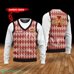 Iowa State Cyclones Custom Name New Style Sweater Ghile Style 3D Print Christmas Sweater Product Photo 1