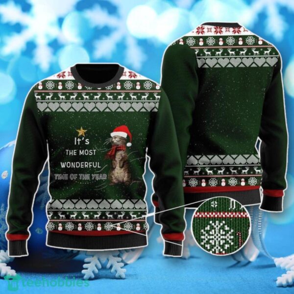 Its The Most Wonderful Time Of The Year Otter Ugly Christmas Sweater Unique Gift For Men Women Product Photo 1