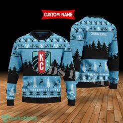 Kansas City Current Custom Name Merry Xmas Sweater For Soccer Sport Team's Fans Sweater Product Photo 1