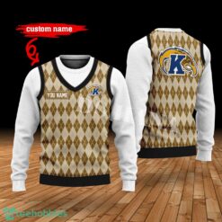 Kent State Golden Flashes Custom Name New Style Sweater Ghile Style 3D Print Christmas Sweater Product Photo 1