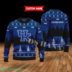 Kentucky Wildcats Custom Name Merry Xmas Sweater For Kentucky Wildcats Fans Sweater Product Photo 1
