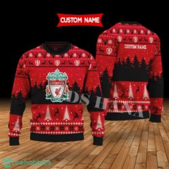Liverpool Custom Name Merry Xmas Sweater For Soccer Sport Team's Fans Sweater Product Photo 1