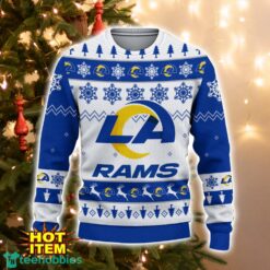Los Angeles Rams Logo Ugly Christmas Sweater 3D Printed Unisex Sweater For Men And Women Product Photo 2