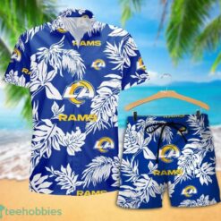 Los Angeles Rams Tropical Pattern Combo Hawaii Shirt and Shorts For Fans Product Photo 2