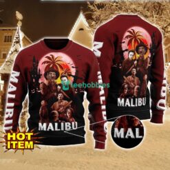 Malibu Rum Horror Halloween Night All Over Print Sweater Halloween Sweater Gift Ideas Product Photo 1
