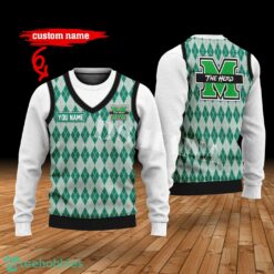 Marshall Thundering Herd Custom Name New Style Sweater Ghile Style 3D Print Christmas Sweater Product Photo 1