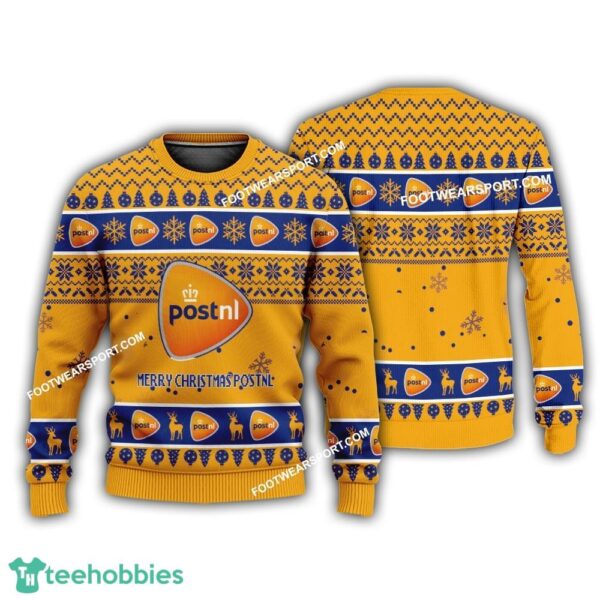 Merry Christmas Postnl Ugly Christmas Sweater For Fans - Merry Christmas Postnl Ugly Christmas Sweater For Fans