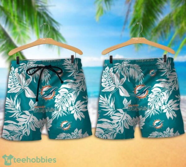 Miami Dolphins Tropical Pattern Combo Hawaii Shirt and Shorts For Fans Product Photo 1