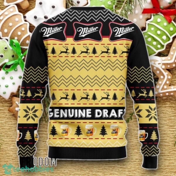 Miller Genuine Draft Christmas Ugly Sweater Luxurious Gift For Loved Ones Product Photo 2
