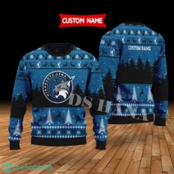 Minnesota Lynx Custom Name Merry Xmas Sweater For Soccer Sport Team's Fans Sweater Product Photo 1