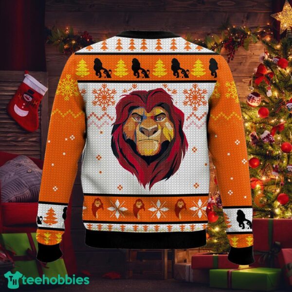 Mufasa Ugly Sweater Woven Ugly Christmas Sweater Gift For Men And Women - Mufasa Ugly Sweater Photo_2