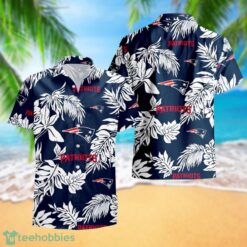 New England Patriots Tropical Pattern Combo Hawaii Shirt and Shorts For Fans Product Photo 2