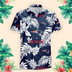 New England Patriots Tropical Pattern Combo Hawaii Shirt and Shorts For Fans Product Photo 3