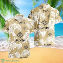 New Orleans Saints Tropical Pattern Combo Hawaii Shirt and Shorts For Fans Product Photo 3