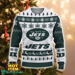 New York Jets Logo Ugly Christmas Sweater 3D Printed Unisex Sweater For Men And Women Product Photo 2