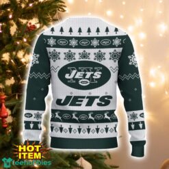 New York Jets Logo Ugly Christmas Sweater 3D Printed Unisex Sweater For Men And Women Product Photo 3