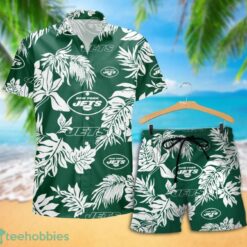 New York Jets Tropical Pattern Combo Hawaii Shirt and Shorts For Fans Product Photo 2