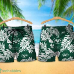 New York Jets Tropical Pattern Combo Hawaii Shirt and Shorts For Fans Product Photo 1