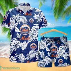 New York Mets Tropical Pattern Combo Hawaii Shirt and Shorts For Fans Product Photo 2