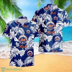 New York Mets Tropical Pattern Combo Hawaii Shirt and Shorts For Fans Product Photo 3
