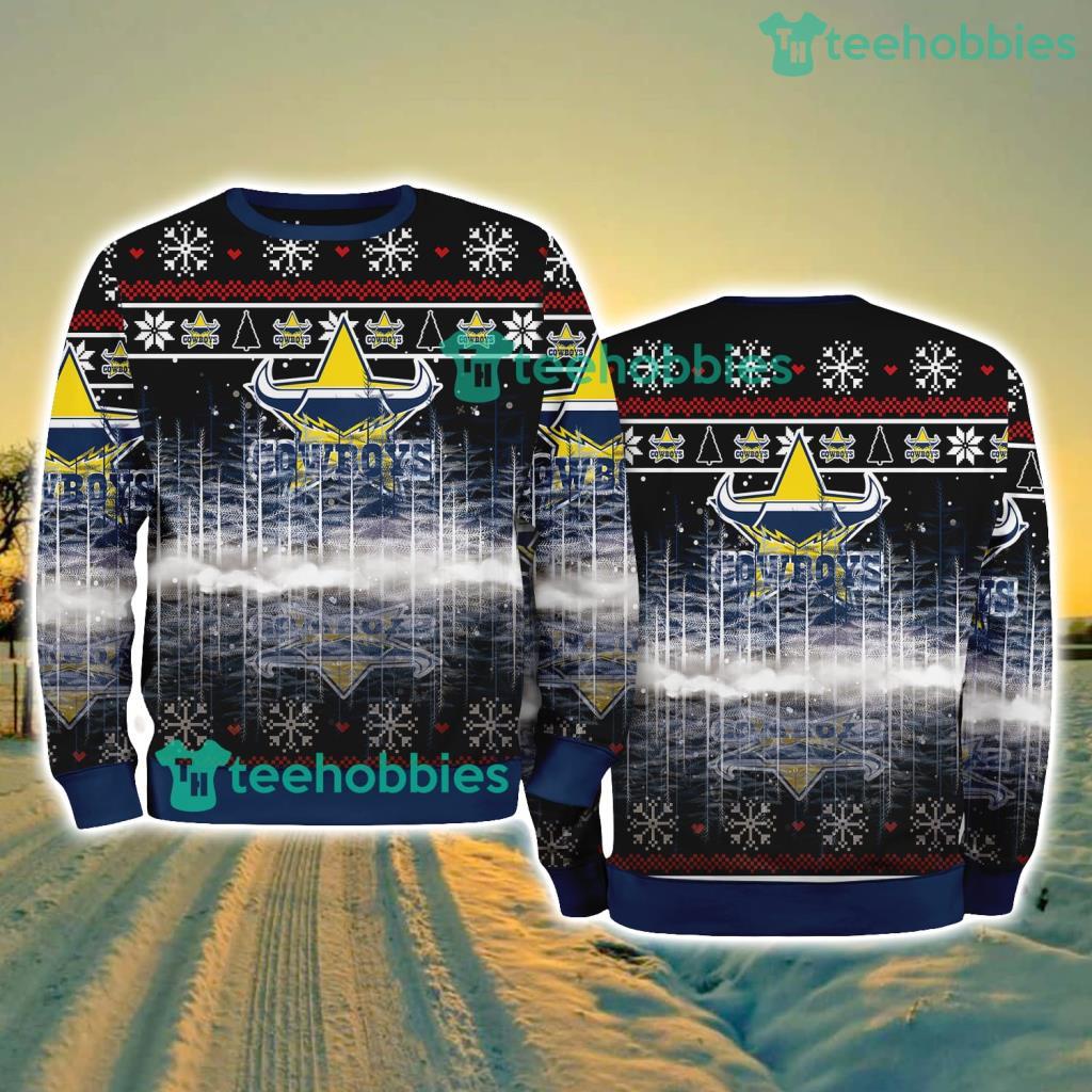 North Queensland Cowboys NRL Pine Christmas Ugly Sweater New Style Best Gift For Fans image North Queensland Cowboys NRL Pine Christmas Ugly Sweater New Style Best Gift For Fans Product Photo 1
