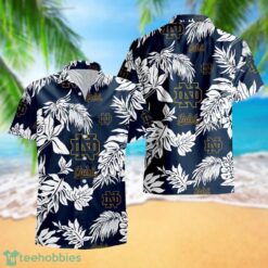 Notre Dame Fighting Irish Tropical Pattern Combo Hawaii Shirt and Shorts For Fans Product Photo 3