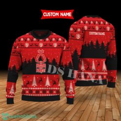 Nottingham Forest Custom Name Merry Xmas Sweater For Soccer Sport Team's Fans Sweater Product Photo 1
