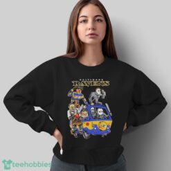 Official Baltimore Ravens NFL Horror Characters Movie Hippie Halloween Shirt image Official Baltimore Ravens NFL Horror Characters Movie Hippie Halloween Shirt - Sweatshirt