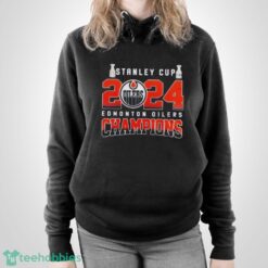 Official Stanley Cup 2024 Edmonton Oilers Champions T-Shirt - Unisex Pullover Hoodie