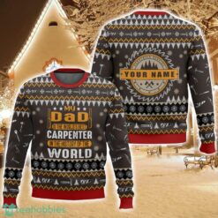 Personalized Proud to be a carpenter v2, Ugly Christmas Sweater For Men And Women Christmas Holiday Gift Family Gift Product Photo 1