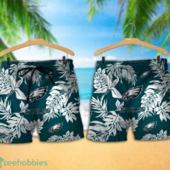 Philadelphia Eagles Tropical Pattern Combo Hawaii Shirt and Shorts For Fans Product Photo 1