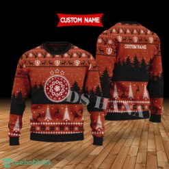 Portland Thorns FC Custom Name Merry Xmas Sweater For Soccer Sport Team's Fans Sweater Product Photo 1