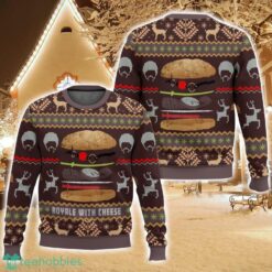 Pulp Fiction, Royale With Cheese Christmas Ugly Christmas Sweater For Men And Women Christmas Holiday Gift Family Gift Product Photo 1