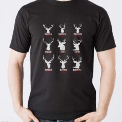 Reindeer Meat Cuts Sweatshirt, Christmas Hunter Hoodie, Reindeer Butcher Shirt - Men T-Shirt