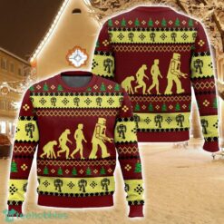 Robot Evolution Sheldon Cooper The Big Bang Theory Ugly Christmas Sweater For Men And Women Christmas Holiday Gift Family Gift Product Photo 1