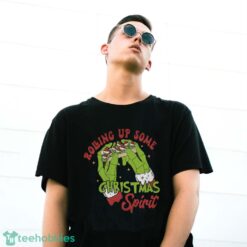 Rolling up some Christmas Spirit, grinch Shirt - G500 Gildan T-Shirt