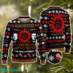 Sam And Dean Winchesters Ugly Sweater Supernatural Ugly Christmas Sweater Holiday Sweater Product Photo 1