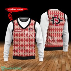 San Diego State Aztecs Custom Name New Style SweaterGhile Style 3D Print Christmas Sweater Product Photo 1