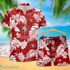 San Francisco 49ers Tropical Pattern Combo Hawaii Shirt and Shorts For Fans Product Photo 2