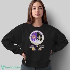 Skyline LSU Tigers On Saturdays And New Orleans Saints On Sundays Shirt - Sweatshirt