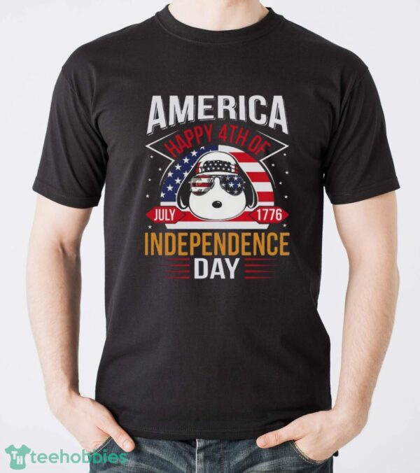 Snoopy America Happy 4th Of July 1776 T Shirt, Snoopy Independence Day Shirt - Men T-Shirt