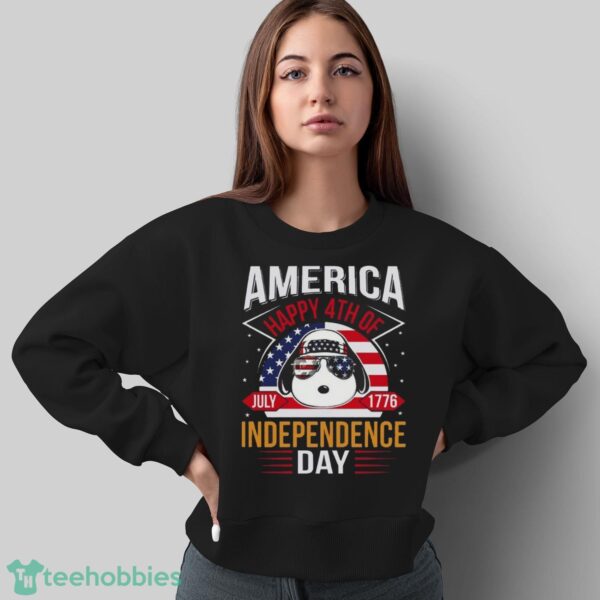 Snoopy America Happy 4th Of July 1776 T Shirt, Snoopy Independence Day Shirt - Sweatshirt